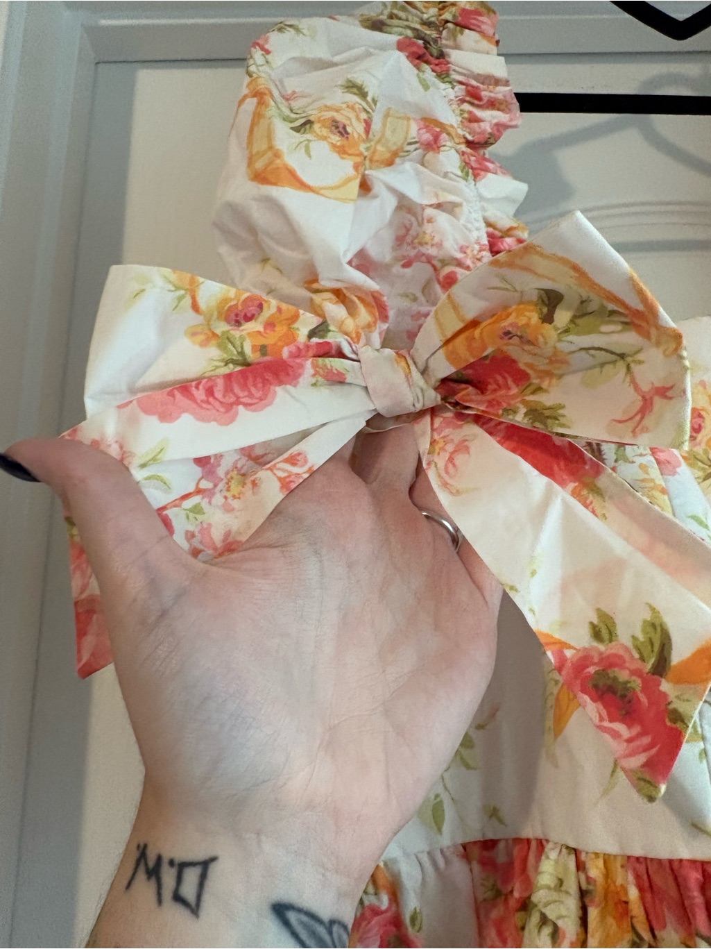 Fanciful Doll Venetian Rose Liaisons Dress And Bow — image 5 of 8